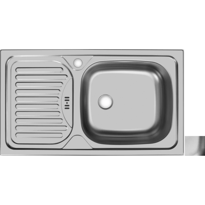 Кухонная мойка декоративная сталь Ukinox Классика CLL760.435 -GW6K 1R