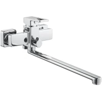 Смеситель для ванны Shevanik S8222 универсальный, с душевым гарнитуром, хром