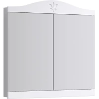 Зеркальный шкаф 85x93,5 см белый глянец Aqwella Franchesca FR0408