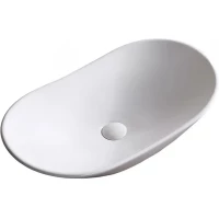 Раковина-чаша Ceruttispa CR7031B 64x36 см, накладная, белый