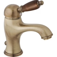 Смеситель для раковины бронза, ручка орех Cezares Elite ELITE-LSM1-02-Nc