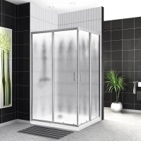 Душевой уголок BelBagno Uno UNO-195-AH-2-120/100-CH-CR 120x100 см, профиль хром, стекло шиншилла