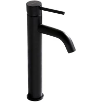 Смеситель для раковины Rea Lungo REA-B4103 без донного клапана, черный матовый