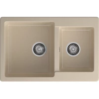 Кухонная мойка GranFest Practik 780K 77,5x50,6 см, кашемир