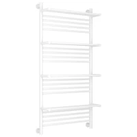 Полотенцесушитель водяной 1200x600 белый глянец Сунержа Богема с полкой+ 12-0224-1260