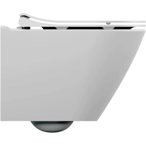 Изображение товара унитаз подвесной cersanit city a63114 безободковый, с сиденьем микролифт, белый