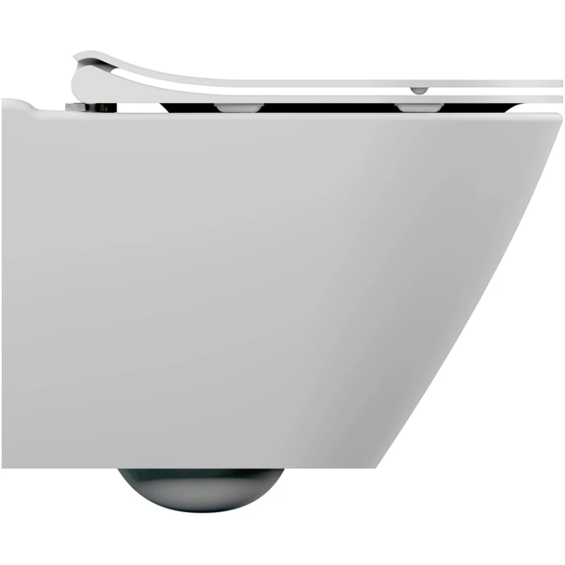 Унитаз подвесной Cersanit City A63114 безободковый, с сиденьем микролифт, белый