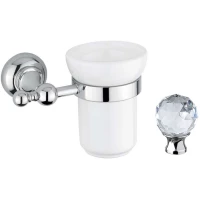 Стакан для зубных щеток Cezares Aphrodite APHRODITE-TUMS-01-Sw настенный, хром