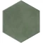 Плитка 24034 Флорентина зеленый глянцевый 20x23,1