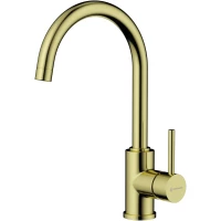 Смеситель для кухни Omoikiri Shinagawa-LG светлое золото 4994481