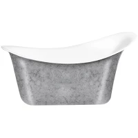 Акриловая ванна Lagard Tiffany Treasure Silver lgd-tf-ts 175x82,5 см, отдельностоящая, серебряный