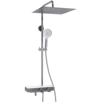 Душевая система 400 мм WasserKRAFT Aller A113.119.127.CH T