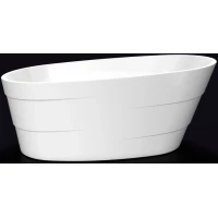 Акриловая ванна Lagard Auguste White Star lgd-agst-ws 170x75 см, отдельностоящая, белый