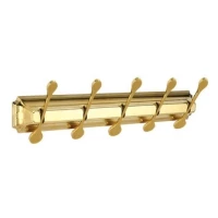 Планка с крючками Elghansa Hermitage HRM-750-GOLD для ванны, золотой