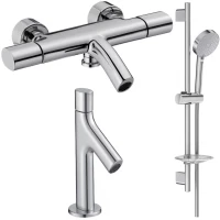 Комплект смесителей Jacob Delafon Talan E10105RU-CP + E10378RU-CP + E99898RU-CP