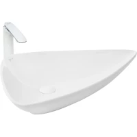 Раковина-чаша WeltWasser Elbach 1043 10000004581 65,5x46 см, накладная, белый