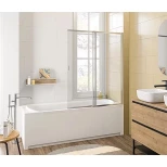 Изображение товара шторка для ванны 100 см good door screen sl-100-c-ch прозрачное