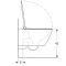Комплект подвесной унитаз Geberit Smyle Square 500.685.01.1 + система инсталляции Jacob Delafon E33131RU-NF + E20859-CP-MTC - 11