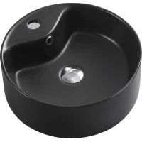 Раковина-чаша Esbano Beryl ESRNBERYMB 46x46 см, накладная, черный матовый
