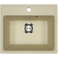 Кухонная мойка Practik PR-M-490-002 49x42 см, слоновая кость