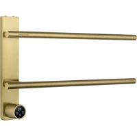 Полотенцесушитель электрический Wonzon & Woghand Nurnberg WW-AL342-BG 314x520,5, МЭМ левый, золотой матовый