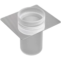 Стакан для зубных щеток Boheme Space 10966-CR-TUM настенный, хром