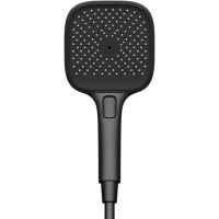 Душевая лейка Sancos Nok Square SC6002MB 125 мм, 3 режима, черный матовый