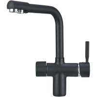 Смеситель для кухни с подключением к фильтру Granula 2088, ШВАРЦ