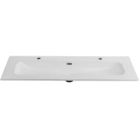 Раковина Cezares Eco CZR-8073-120-1-2 121x46 см, накладная, белый