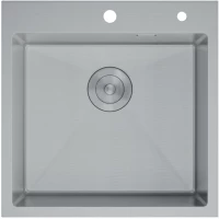 Кухонная мойка D&K DKS505004 50x50 см, сатин
