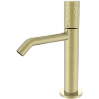 Смеситель для раковины Vincea Aura VBF-6AU1BG без донного клапана, золотой матовый