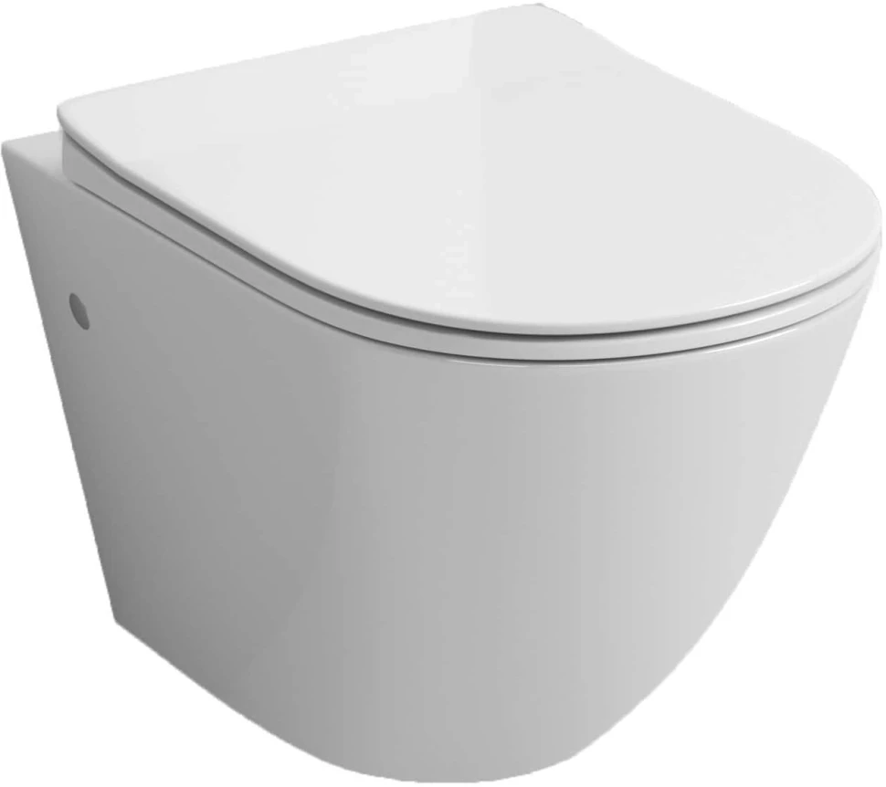 

Унитаз подвесной Grossman GR-4411SQ безободковый, торнадо, с сиденьем микролифт, белый