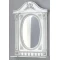 Зеркало 61,5x94,5 см белый жемчуг серебряная патина Atoll Наполеон - 1