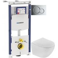 Комплект подвесной унитаз Teka Manacor 11.732.00.02 + система инсталляции Geberit 111.362.00.5 + 115.770.21.5