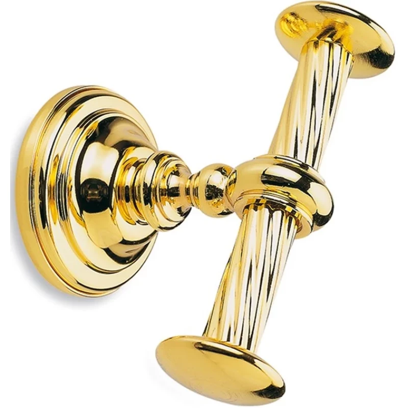 Крючок Stil Haus Giunone G13(16) двойной, для ванны, золотой