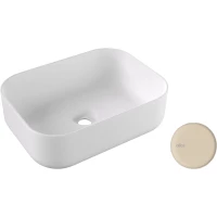 Раковина-чаша Alice Unica 32190144 50x37 см, накладная, песочный матовый