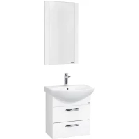 Комплект мебели белый 50,5 см Акватон Ария 1A140001AA010 + 1WH207781 + 1A140102AA010