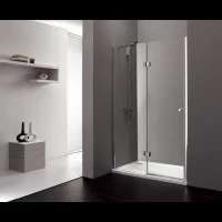 Душевая дверь распашная Cezares Verona 100 см текстурное стекло VERONA-W-B-12-100-P-Cr-L