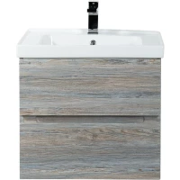Тумба под раковину Art&Max Techno AM-Techno-600-2C-SO-LW635 57 см, подвесная, сосна