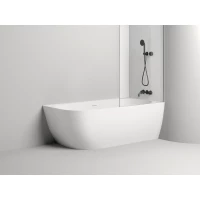 Ванна из литьевого мрамора Salini S-Stone Sofia Corner 102524M 170x85 см R, белый матовый