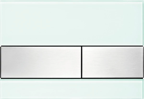 Смывная клавиша Tece TECEsquare мятный зеленый/нержавеющая сталь с покрытием против отпечатков пальцев 9240804