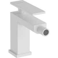 Смеситель для биде Hansgrohe Tecturis E 73200700 с донным клапаном, белый матовый