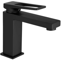 Смеситель для раковины Shevanik S6801H черный матовый