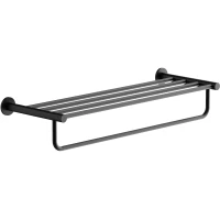 Полка для полотенец Sancos Base SC9028MB 65 см, черный матовый