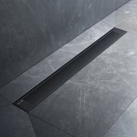 Душевой трап (лоток) Am.Pm PrimeFlow W02SC-P11-070-01BM 69,4 см, с решеткой, перфорированный, черный матовый