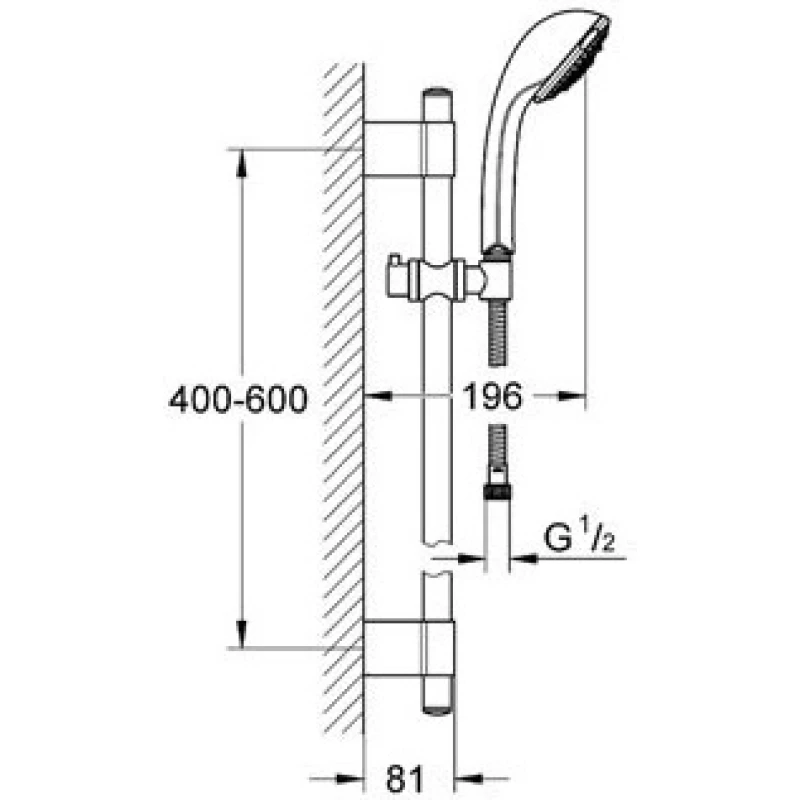 Душевой гарнитур Grohe Relexa 28945001