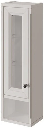 Шкаф одностворчатый белый матовый L Caprigo Jardin 10490L-B031G