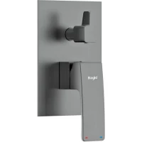 Смеситель для ванны Raglo R01.272.09 встраиваемый, графит матовый