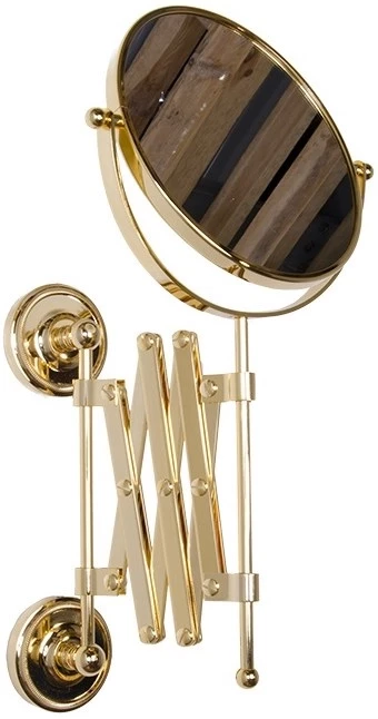 Косметическое зеркало золото Tiffany World Bristol TWBR024oro стакан светлое золото tiffany world bristol twbr109gold