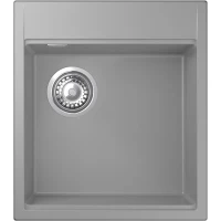 Кухонная мойка Rivelato Tesoro TR-455-L grigio metallizzato 45x51 см, серый металлик